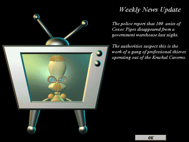 Picture of a sample of the weekly news